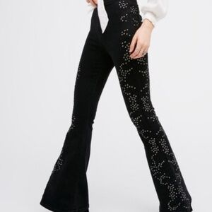 *sold out!*FREE PEOPLE LOVE FOREVER STUDDED FLARES